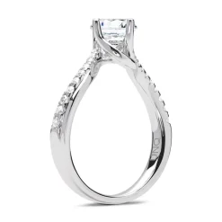 950er Platin Ring mit Diamanten DR0306SL-PT