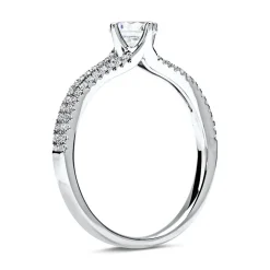 950er Platin Ring mit Diamanten DR0148SL-PT