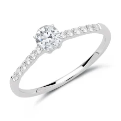 950er Platin Ring mit Diamanten DR0320SL-PT