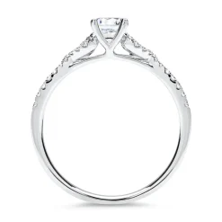 950er Platin Ring mit Diamanten DR0153SL-PT