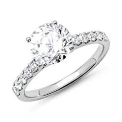 950er Platin Ring mit Diamanten DR0141SL-PT