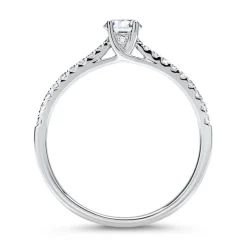 950er Platin Ring mit Diamanten DR0126SL-PT