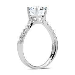 950er Platin Ring mit Diamanten DR0326SL-PT
