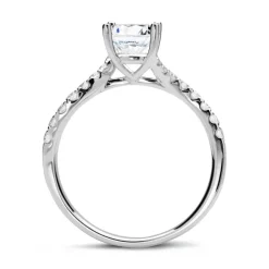 950er Platin Ring mit Diamanten DR0326SL-PT