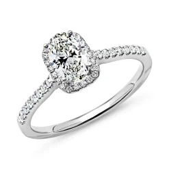 950er Platin Ring mit Diamanten DR0132SL-PT