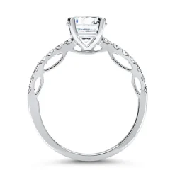 950er Platin Ring mit Diamanten DR0121SL-PT