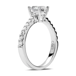 950er Platin Verlobungsring mit Diamanten DR0331SL-PT