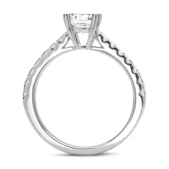 950er Platin Verlobungsring mit Diamanten DR0331SL-PT