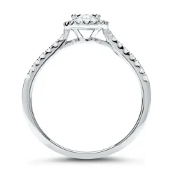 950er Platin Verlobungsring mit Diamanten DR0107SL-PT