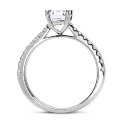 950er Platin Verlobungsring mit Diamanten DR0311SL-PT