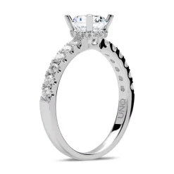 950er Platin Verlobungsring mit Diamanten DR0319SL-PT