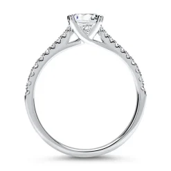 950er Platin Verlobungsring mit Diamanten DR0129SL-PT