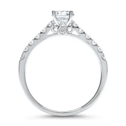 950er Platin Verlobungsring mit Diamanten DR0139SL-PT