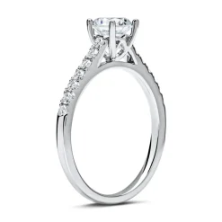 950er Platin Verlobungsring mit Diamanten DR0160SL-PT
