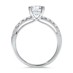 950er Platin Verlobungsring mit Diamanten DR0190SL-PT