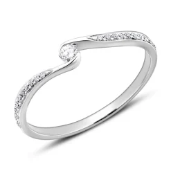 950er Platin Verlobungsring mit Diamanten VR0509-PTSL