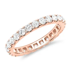 750er Roségold Eternity Ring 26 Brillanten DR0101-18KR-48mm