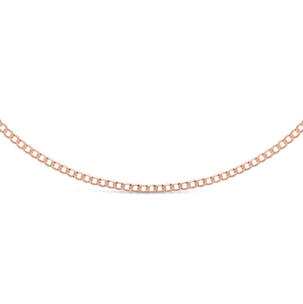 585er Roségold Panzerkette mit einer Stärke von 3,3 mm BIN1117-14KRSL