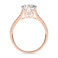 585er Roségold Ring mit Brillanten DR0172SL-14KR