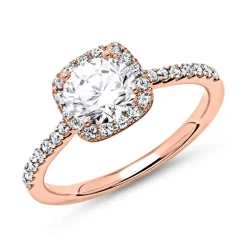 750er Roségold Ring mit Brillanten DR0184SL-18KR