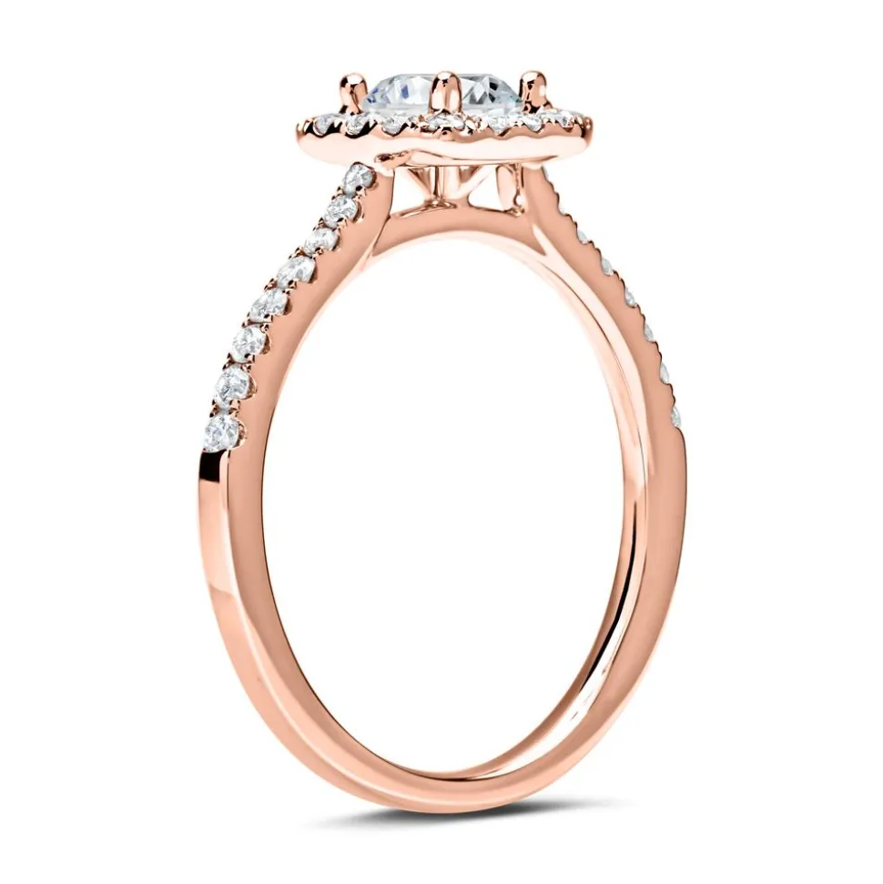 585er Roségold Ring mit Brillanten DR0184SL-14KR