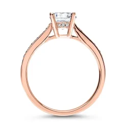 750er Roségold Ring mit Diamanten DR0136-SL-18K-R