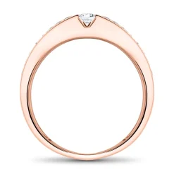 750er Roségold Verlobungsring mit Brillanten VR0513-18KRSL