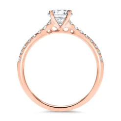 750er Roségold Verlobungsring mit Diamanten DR0181SL-18KR