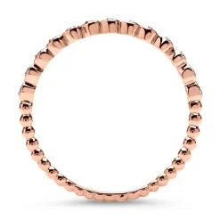 750er Rotgold Eternity Ring 13 Diamanten DR0088