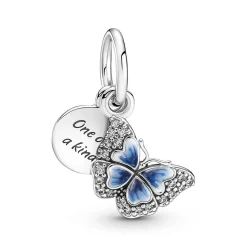 925er Silber Anhänger Schmetterling, gravierbar 790757C01
