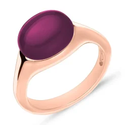 925er Silber Ring vergoldet mit Amethyst SR0259SL