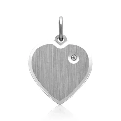 925er Silberanhänger Herzform Zirkonia SP0579SL