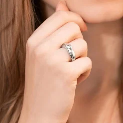 925er Silberring mit Zirkoniastein SR0177SL