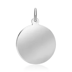 333er Weißgold Anhänger Kreis gravierbar GP0294SL