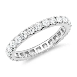 585er Weißgold Eternity Ring 26 Brillanten DR0101-14KW-48mm