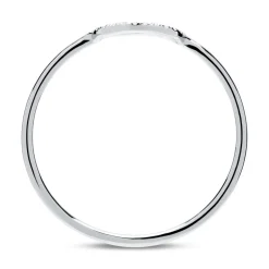 585er Weißgold Ring mit Diamanten DR0429