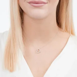 585er Weißgold-Ketten-Anhänger 22 Diamanten DP0087SL