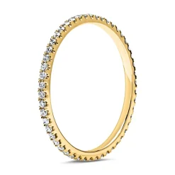 Eternity Ring 750er Gold 50 Diamanten DR0100-18KG-48mm
