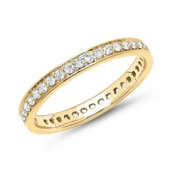 Eternity Ring 585er Gold 39 Diamanten DR0104-14KG-48mm