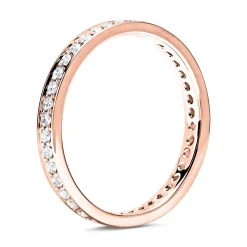 Eternity Ring 750er Roségold 39 Diamanten DR0104-18KR-48mm