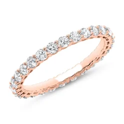 Eternity Ring 585er Roségold 28 Diamanten DR0103-14KR-48mm