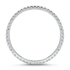 Eternity Ring 750er Weißgold 50 Diamanten DR0100-18KW-48mm