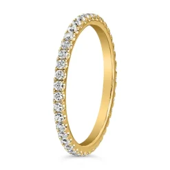 Eternity Ring für Damen aus Gelbgold mit Brillanten BDR0131-GSL