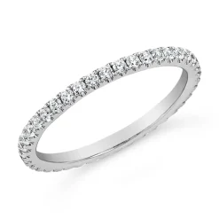 Eternity Ring mit Diamanten aus Weißgold oder Platin BDR0131-WSL