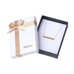 Etui für Schmuck mit beiger Schleife GET0034