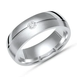 Exklusiver 925 Silber Ring mit Zirkonia 6mm R8519czSL