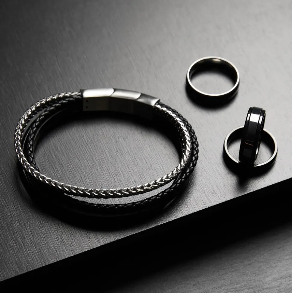 Exklusiver Edelstahlring glänzend rund 6mm R9114SL