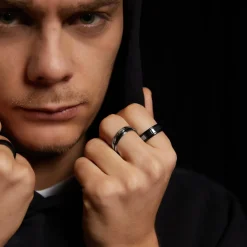 Exklusiver Edelstahlring glänzend rund 6mm R9114SL