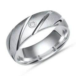 Exklusiver Ring 925 Silber mit Zirkonia 6mm R8506czSL