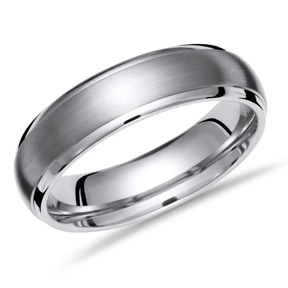 Exklusiver Ring Titan 6mm Breite matt TR0004SL